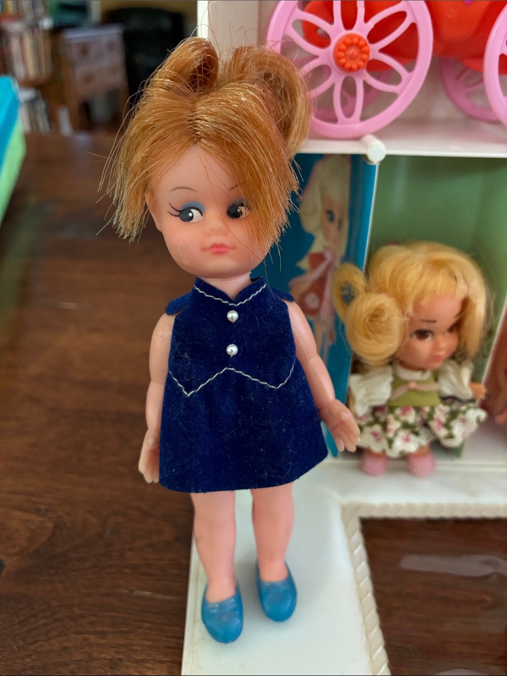 Vintage Mattel Kiddles Collector’s Case, Cinderella coach, dolls, accessories - Picture 6 of 12